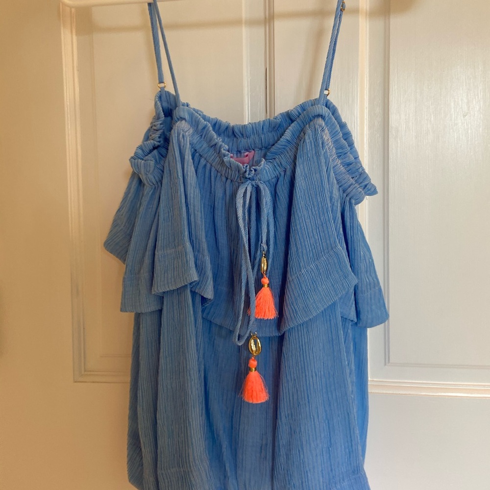 Blue Lilly Pulitzer tank